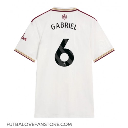 Arsenal Gabriel Magalhaes #6 Tretí futbalový dres 2025-26 Krátky Rukáv Arsenal Gabriel Magalhaes #6 Tretí futbalový dres 2025-26 Krátky Rukáv